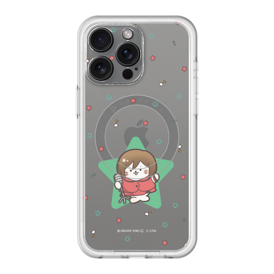 スリムプロテクションプレミアムケース with MagSafe［ しろたん×初音ミク - MEIKO - しろたん変身 ］