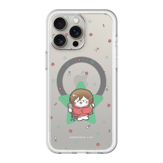スリムプロテクションプレミアムケース with MagSafe［ しろたん×初音ミク - MEIKO - しろたん変身 ］