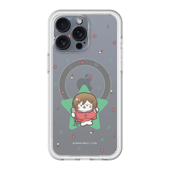 スリムプロテクションプレミアムケース with MagSafe［ しろたん×初音ミク - MEIKO - しろたん変身 ］