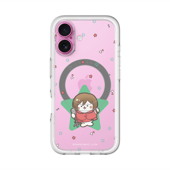 スリムプロテクションプレミアムケース with MagSafe［ しろたん×初音ミク - MEIKO - しろたん変身 ］