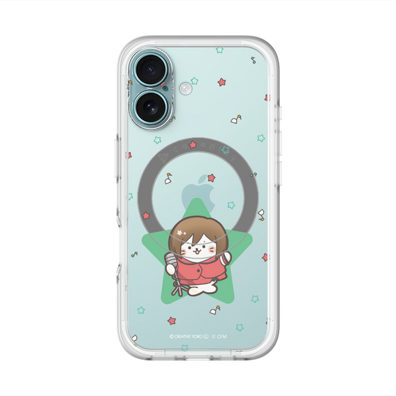 スリムプロテクションプレミアムケース with MagSafe［ しろたん×初音ミク - MEIKO - しろたん変身 ］