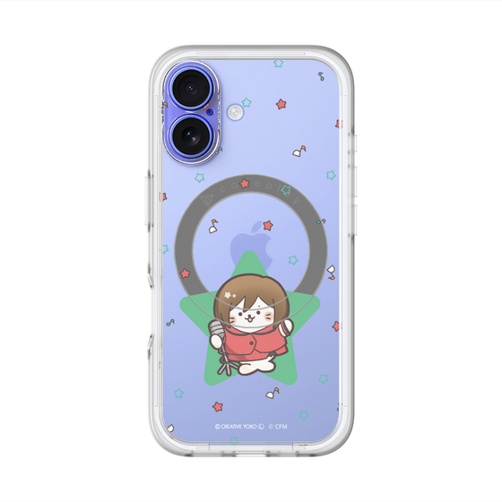 スリムプロテクションプレミアムケース with MagSafe［ しろたん×初音ミク - MEIKO - しろたん変身 ］