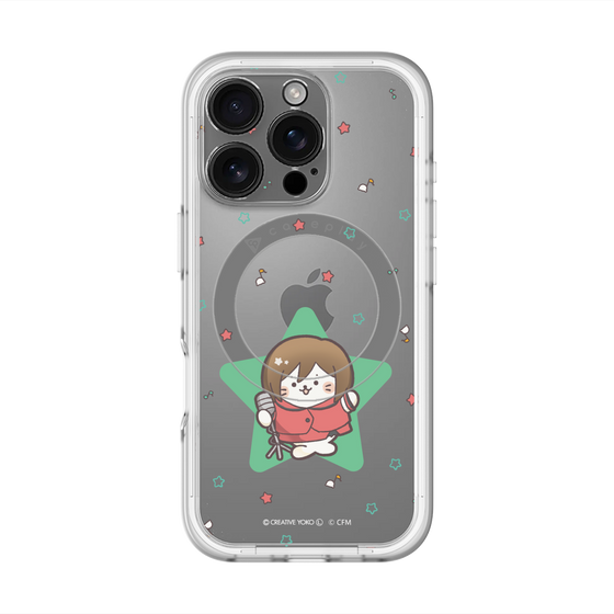 スリムプロテクションプレミアムケース with MagSafe［ しろたん×初音ミク - MEIKO - しろたん変身 ］