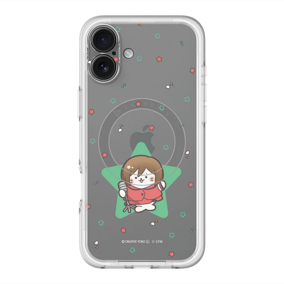 スリムプロテクションプレミアムケース with MagSafe［ しろたん×初音ミク - MEIKO - しろたん変身 ］
