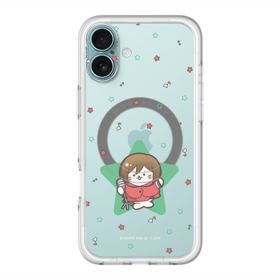 スリムプロテクションプレミアムケース with MagSafe［ しろたん×初音ミク - MEIKO - しろたん変身 ］
