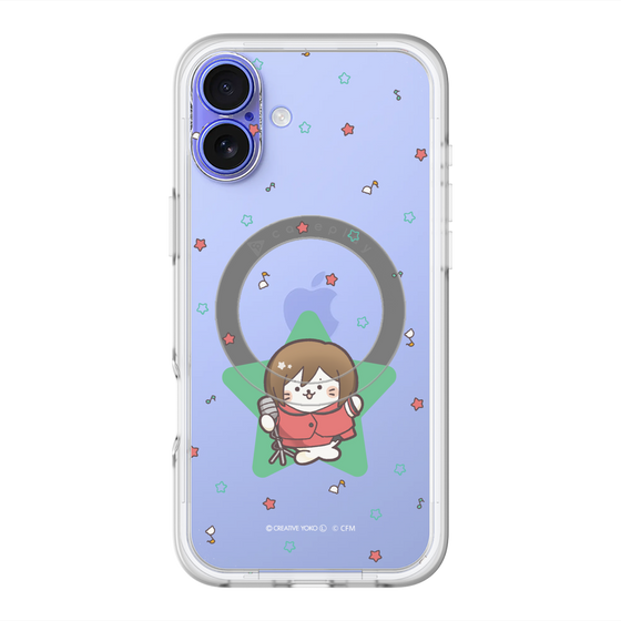 スリムプロテクションプレミアムケース with MagSafe［ しろたん×初音ミク - MEIKO - しろたん変身 ］
