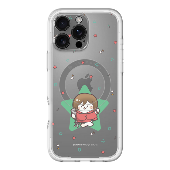 スリムプロテクションプレミアムケース with MagSafe［ しろたん×初音ミク - MEIKO - しろたん変身 ］
