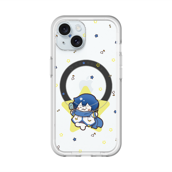 スリムプロテクションプレミアムケース with MagSafe［ しろたん×初音ミク - KAITO - しろたん変身 ］
