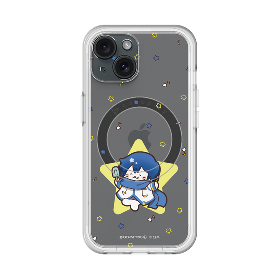 スリムプロテクションプレミアムケース with MagSafe［ しろたん×初音ミク - KAITO - しろたん変身 ］