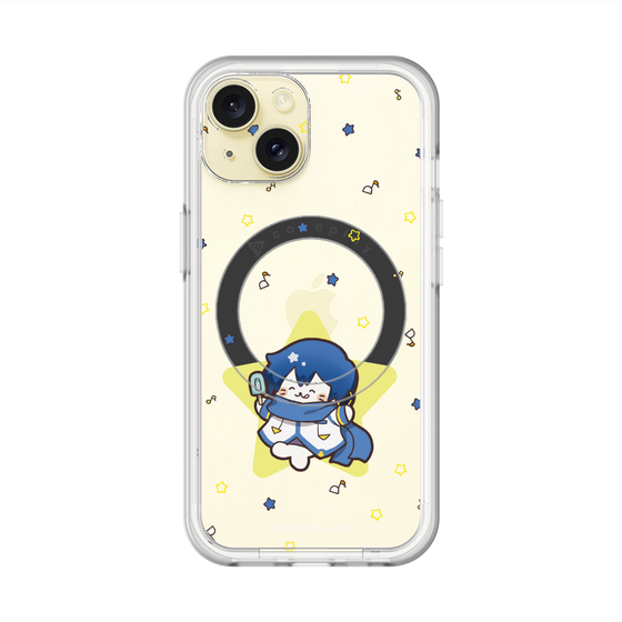 スリムプロテクションプレミアムケース with MagSafe［ しろたん×初音ミク - KAITO - しろたん変身 ］