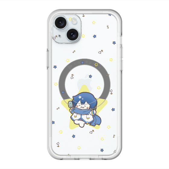 スリムプロテクションプレミアムケース with MagSafe［ しろたん×初音ミク - KAITO - しろたん変身 ］