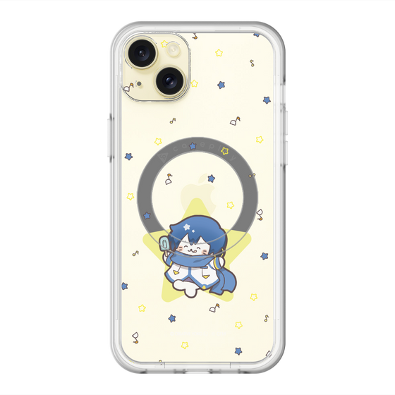スリムプロテクションプレミアムケース with MagSafe［ しろたん×初音ミク - KAITO - しろたん変身 ］