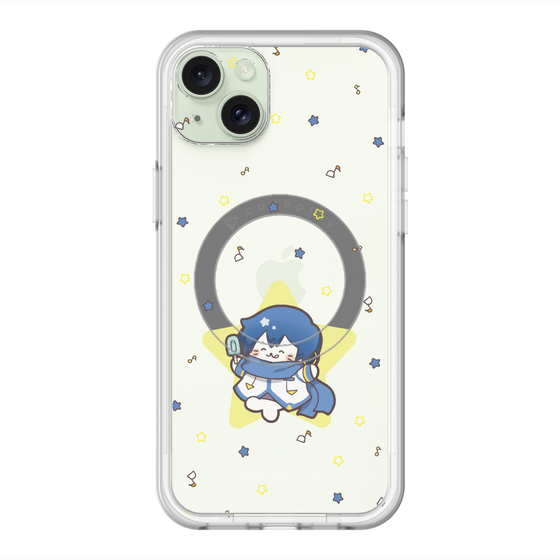 スリムプロテクションプレミアムケース with MagSafe［ しろたん×初音ミク - KAITO - しろたん変身 ］
