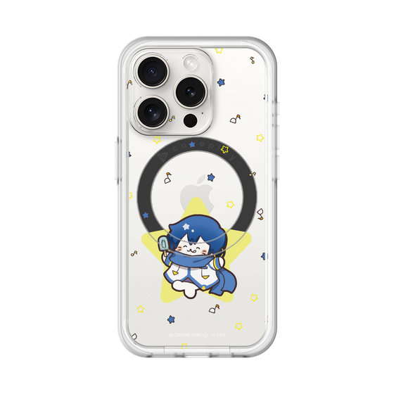 スリムプロテクションプレミアムケース with MagSafe［ しろたん×初音ミク - KAITO - しろたん変身 ］