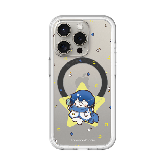 スリムプロテクションプレミアムケース with MagSafe［ しろたん×初音ミク - KAITO - しろたん変身 ］
