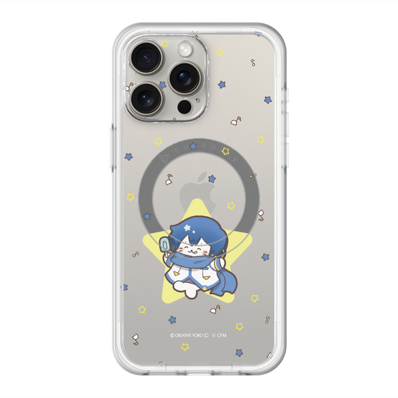 スリムプロテクションプレミアムケース with MagSafe［ しろたん×初音ミク - KAITO - しろたん変身 ］