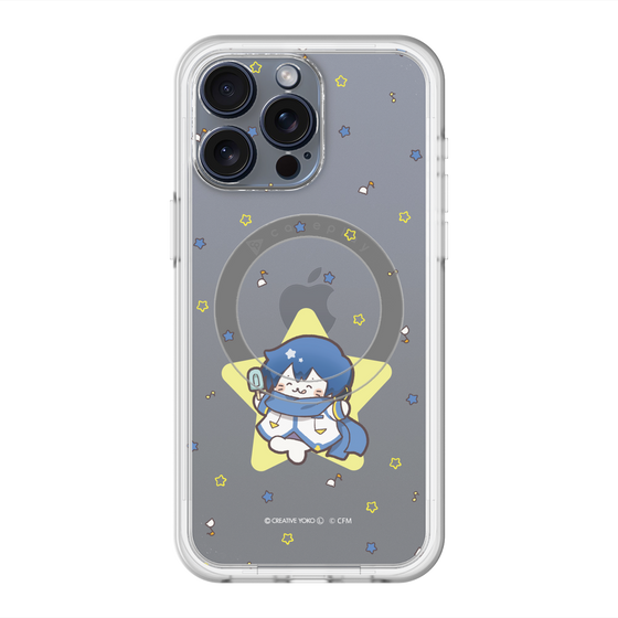スリムプロテクションプレミアムケース with MagSafe［ しろたん×初音ミク - KAITO - しろたん変身 ］