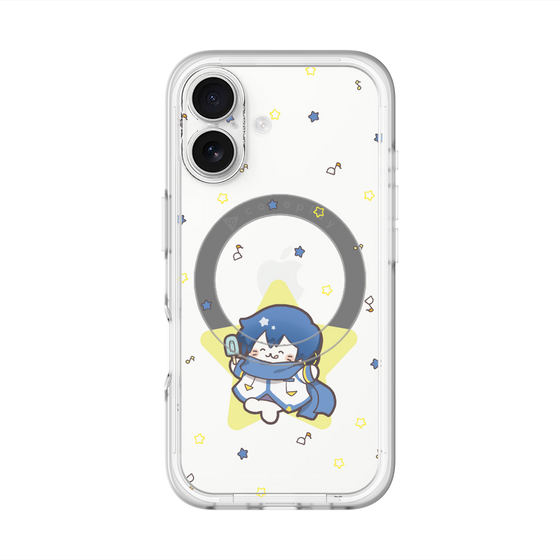 スリムプロテクションプレミアムケース with MagSafe［ しろたん×初音ミク - KAITO - しろたん変身 ］