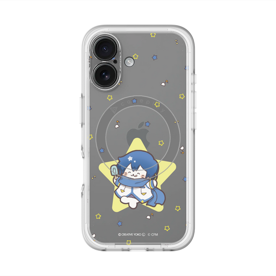 スリムプロテクションプレミアムケース with MagSafe［ しろたん×初音ミク - KAITO - しろたん変身 ］