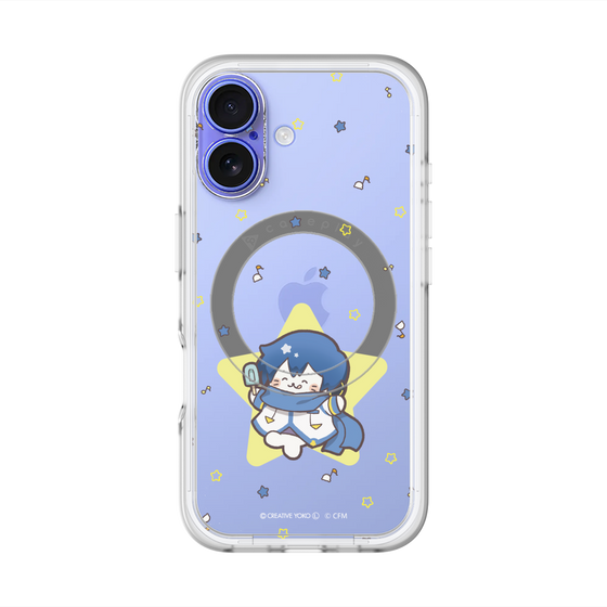 スリムプロテクションプレミアムケース with MagSafe［ しろたん×初音ミク - KAITO - しろたん変身 ］