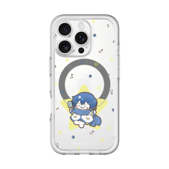 スリムプロテクションプレミアムケース with MagSafe［ しろたん×初音ミク - KAITO - しろたん変身 ］
