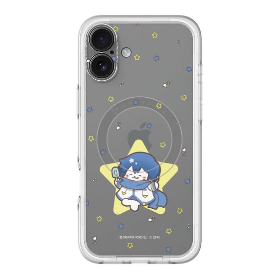 スリムプロテクションプレミアムケース with MagSafe［ しろたん×初音ミク - KAITO - しろたん変身 ］