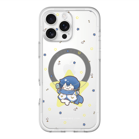 スリムプロテクションプレミアムケース with MagSafe［ しろたん×初音ミク - KAITO - しろたん変身 ］