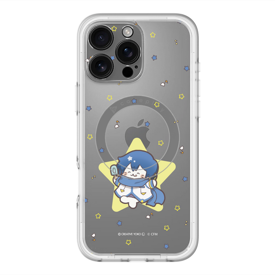 スリムプロテクションプレミアムケース with MagSafe［ しろたん×初音ミク - KAITO - しろたん変身 ］