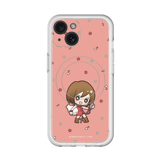 スリムプロテクションプレミアムケース with MagSafe［ しろたん×初音ミク - MEIKO - しろたんと一緒 ］