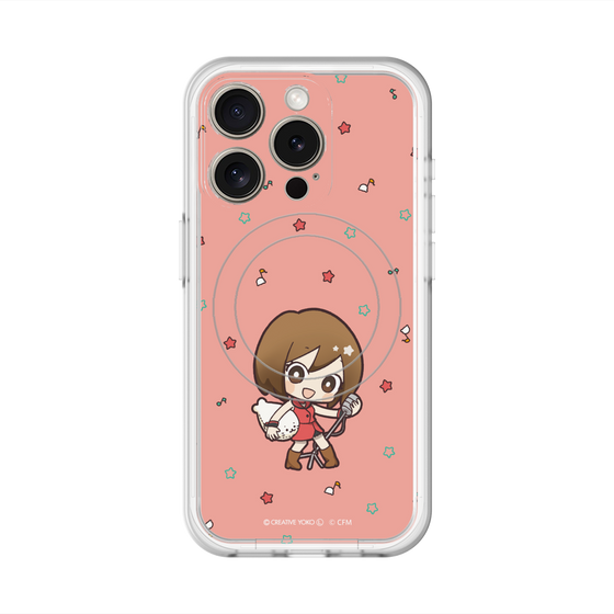 スリムプロテクションプレミアムケース with MagSafe［ しろたん×初音ミク - MEIKO - しろたんと一緒 ］