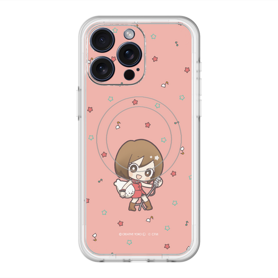 スリムプロテクションプレミアムケース with MagSafe［ しろたん×初音ミク - MEIKO - しろたんと一緒 ］