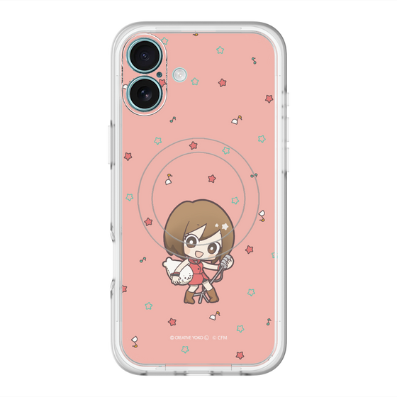 スリムプロテクションプレミアムケース with MagSafe［ しろたん×初音ミク - MEIKO - しろたんと一緒 ］