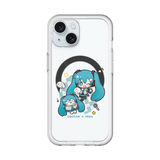 スリムプロテクションプレミアムケース with MagSafe［ しろたん×初音ミク - しろたん×初音ミク ］