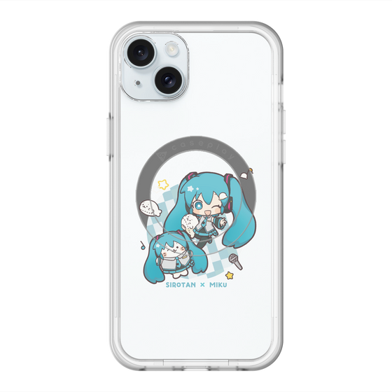 スリムプロテクションプレミアムケース with MagSafe［ しろたん×初音ミク - しろたん×初音ミク ］