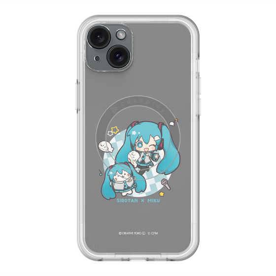 スリムプロテクションプレミアムケース with MagSafe［ しろたん×初音ミク - しろたん×初音ミク ］