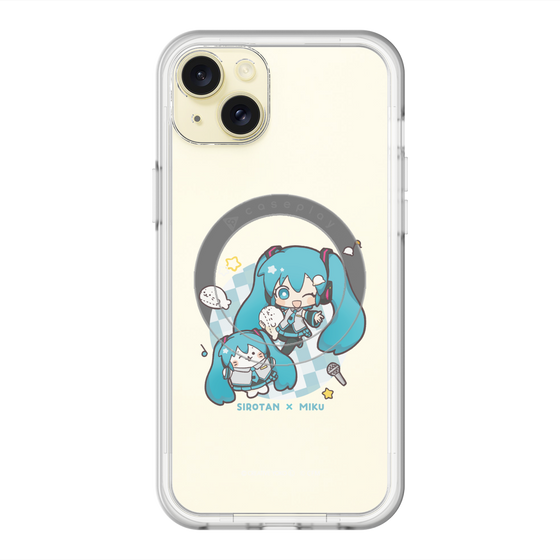 スリムプロテクションプレミアムケース with MagSafe［ しろたん×初音ミク - しろたん×初音ミク ］