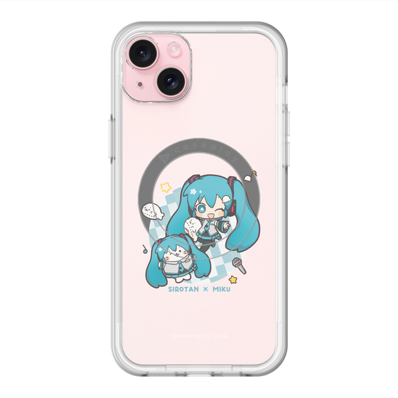 スリムプロテクションプレミアムケース with MagSafe［ しろたん×初音ミク - しろたん×初音ミク ］