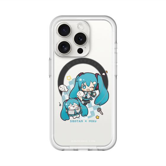 スリムプロテクションプレミアムケース with MagSafe［ しろたん×初音ミク - しろたん×初音ミク ］