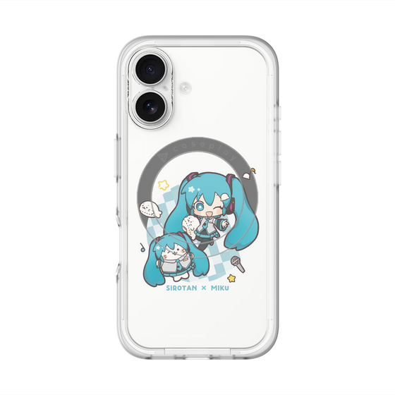 スリムプロテクションプレミアムケース with MagSafe［ しろたん×初音ミク - しろたん×初音ミク ］