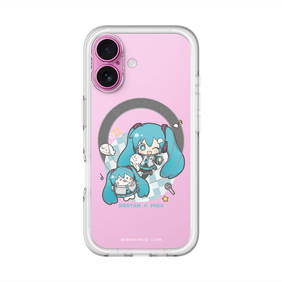 スリムプロテクションプレミアムケース with MagSafe［ しろたん×初音ミク - しろたん×初音ミク ］