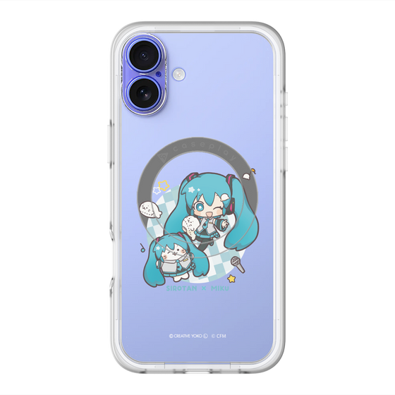 スリムプロテクションプレミアムケース with MagSafe［ しろたん×初音ミク - しろたん×初音ミク ］
