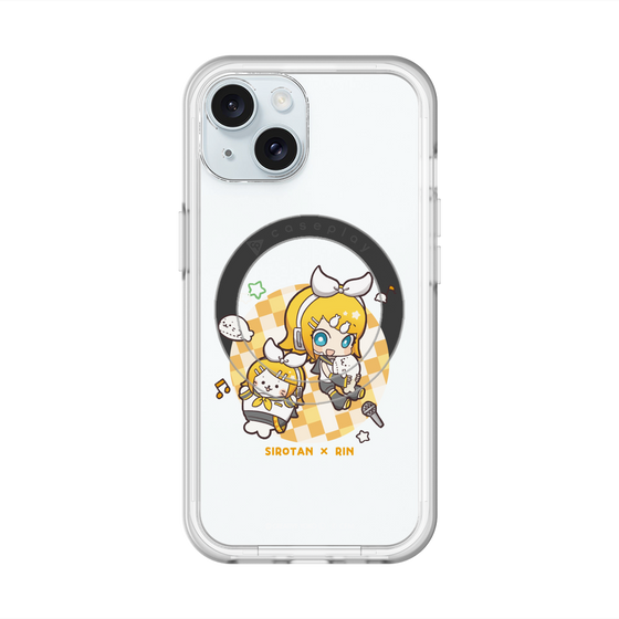 スリムプロテクションプレミアムケース with MagSafe［ しろたん×初音ミク - しろたん×鏡音リン ］