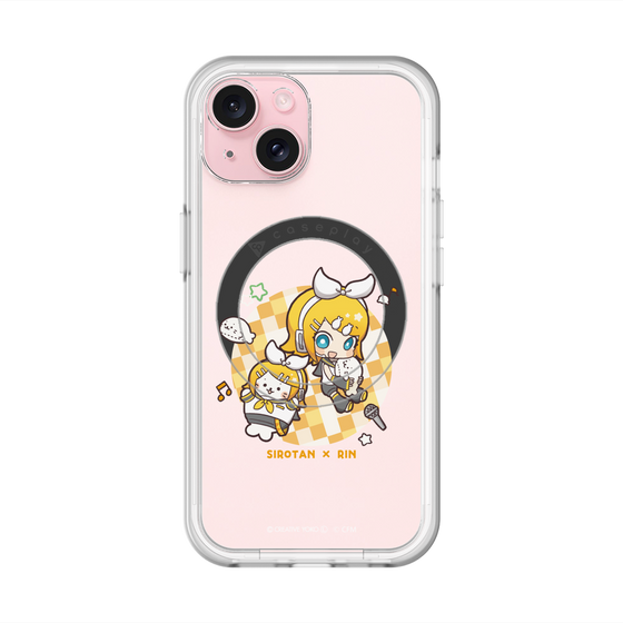 スリムプロテクションプレミアムケース with MagSafe［ しろたん×初音ミク - しろたん×鏡音リン ］