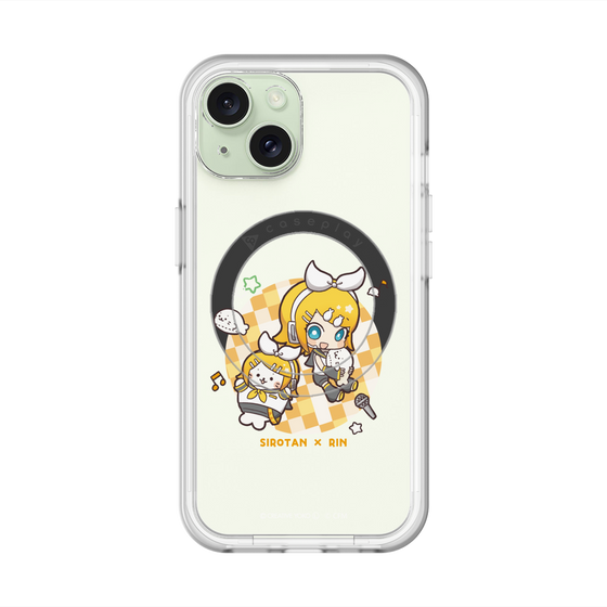 スリムプロテクションプレミアムケース with MagSafe［ しろたん×初音ミク - しろたん×鏡音リン ］