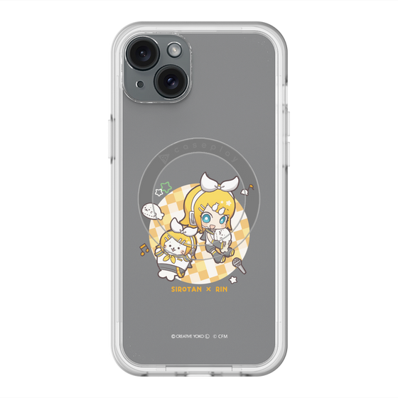 スリムプロテクションプレミアムケース with MagSafe［ しろたん×初音ミク - しろたん×鏡音リン ］