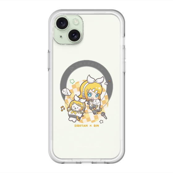 スリムプロテクションプレミアムケース with MagSafe［ しろたん×初音ミク - しろたん×鏡音リン ］