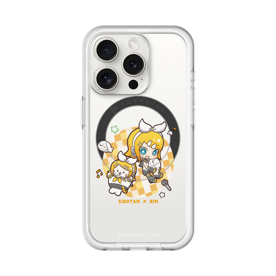 スリムプロテクションプレミアムケース with MagSafe［ しろたん×初音ミク - しろたん×鏡音リン ］