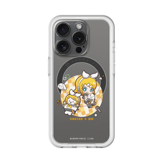スリムプロテクションプレミアムケース with MagSafe［ しろたん×初音ミク - しろたん×鏡音リン ］