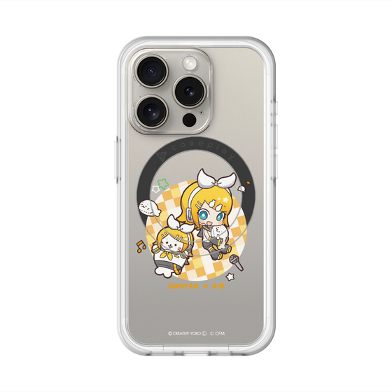 スリムプロテクションプレミアムケース with MagSafe［ しろたん×初音ミク - しろたん×鏡音リン ］