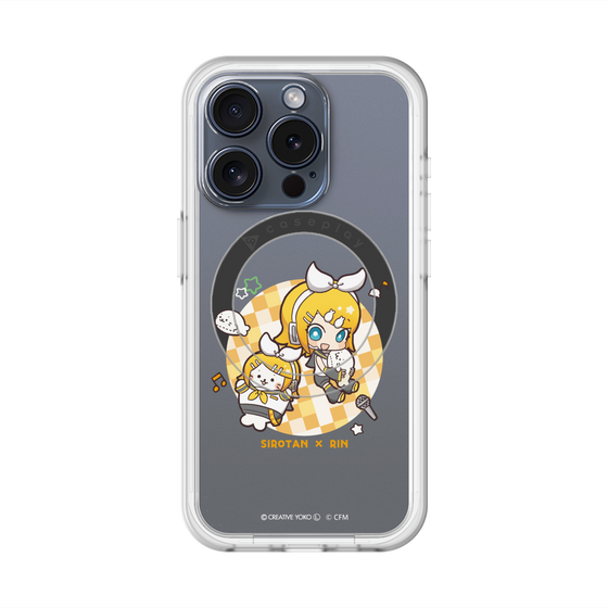 スリムプロテクションプレミアムケース with MagSafe［ しろたん×初音ミク - しろたん×鏡音リン ］